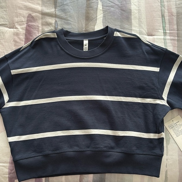 NEW Perfectly Oversized Cropped Crew - Picture 2 of 6